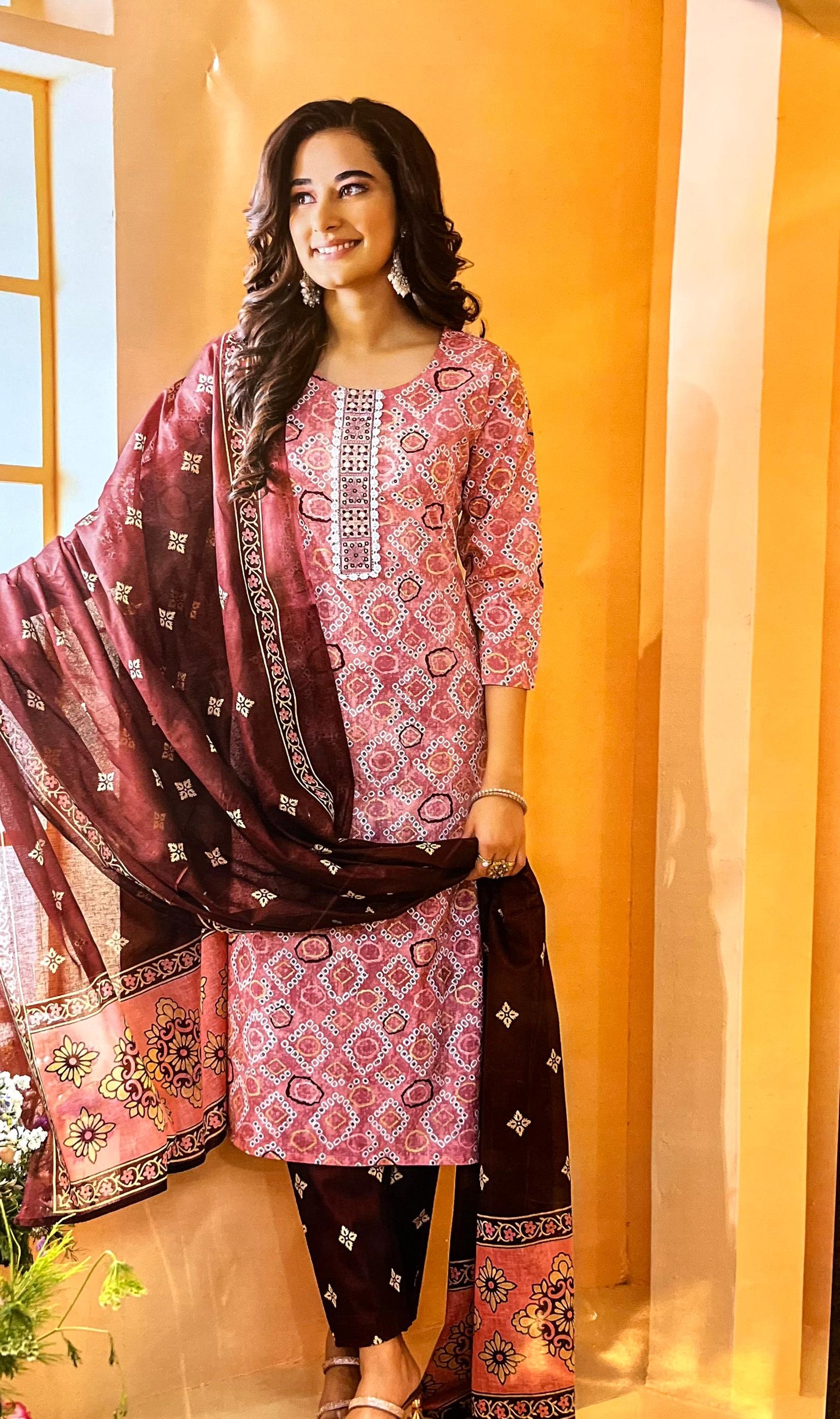 Royal multi-color Embroidery Dupatta Suit | High Quality
