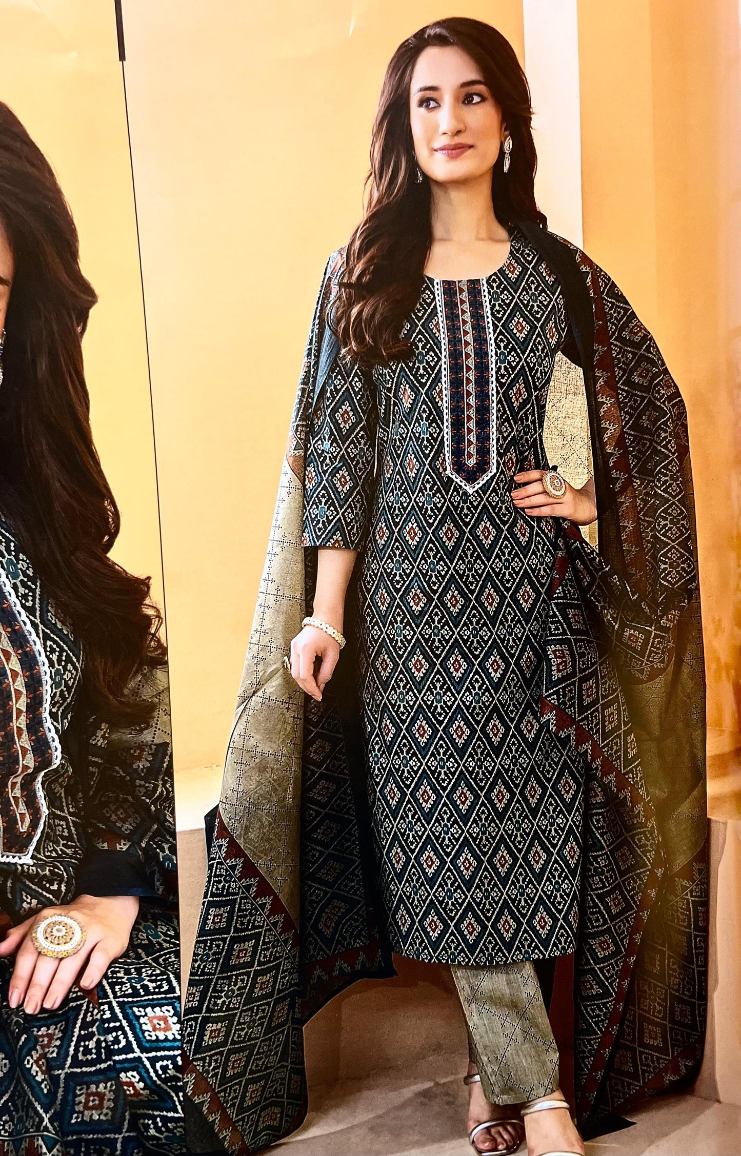 Premium Embroidery Dupatta Suit | High Quality Cotton fabric