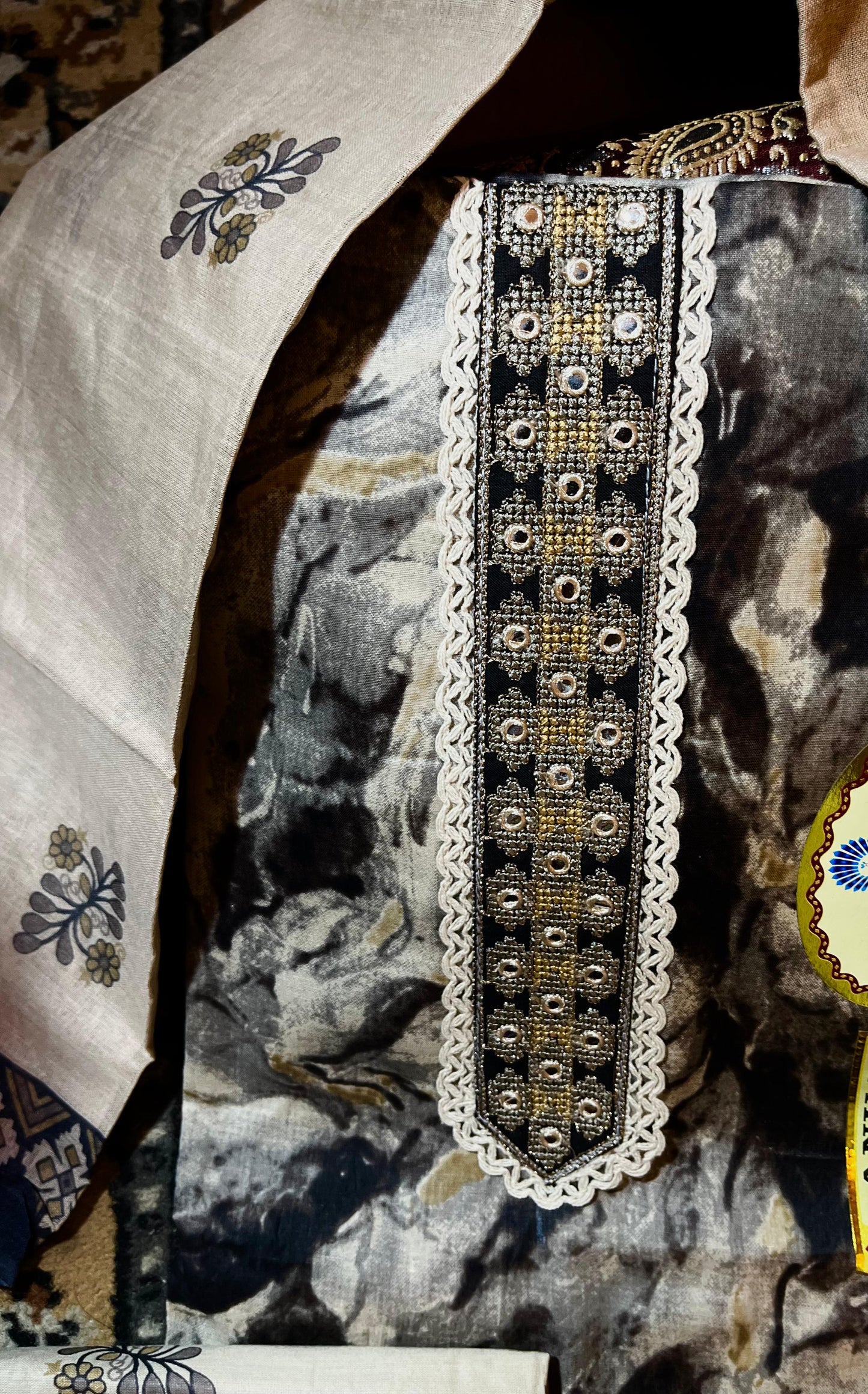 Elegant Embroidery Dupatta Suit | High Quality